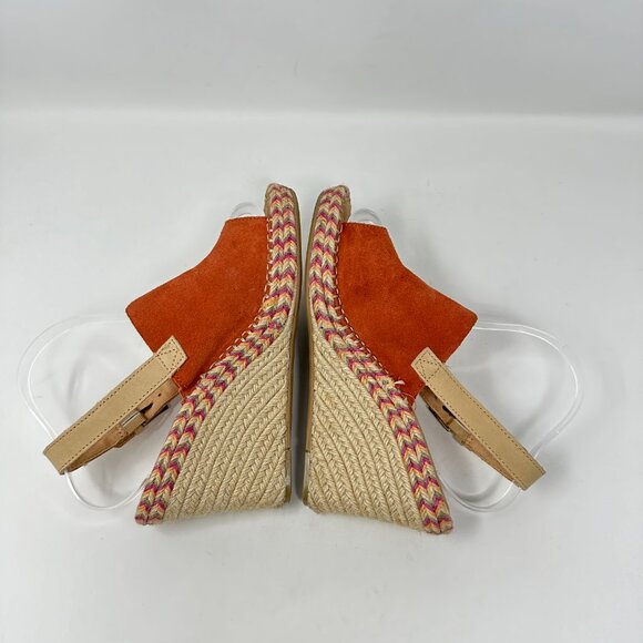 TOMS Women's Monica Slingback Wedge Suede/Leather Sandal - Picture 7 of 16